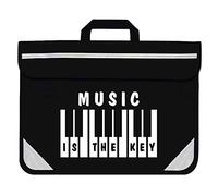 Mapac: Piano/Keyboard Music Bag - Music Is The Key (Black)