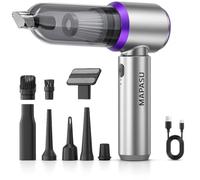 Mapasu Handheld Vacuum Cleaner 22000Pa - Cordless Car Vacuum with 3-Speed Brushless Motor & Attachments - High Power Car Cordless Hoover for Office Pet Hair Home Cleaning
