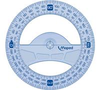 Maped 242360 Protractor - Protractors (Plastic, Transparent)