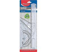 Maped 242767 - Kit of 4 Pieces (Ruler + Triangle + Square + Carrier), Units Contained: 1