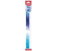 Maped - 30cm Arctic Ruler - Decorated School Ruler - Ergonomic and Lightweight - Triple Decimeter - Scale in Millimeters