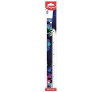 Maped - 30cm Deepsea Paradise Ruler- Decorated School Ruler - Ergonomic and Lightweight - Triple Decimeter with Millimeter Scale