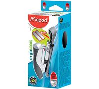 Maped 352511 5 Stapler Ergologic Half Strip Standard, Silver/Grey