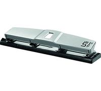 Maped - 4 Hole Punch - A4 Metal Hole Punch for 10 to 12 Sheets - with Optimized Timing System on Binder Rings and Confetti Flap - Universal Range - Grey
