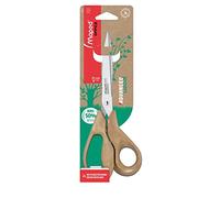 Maped - Advanced Wood Scissors, 21 cm, Asymmetrical, Brown
