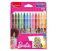 Maped Barbie Felt Tip Pens 12Pcs