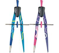 Maped Bow Precision System Fancy Compass (Assorted Colours), purple or blue, 291013