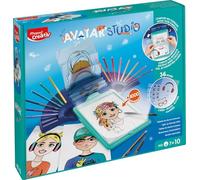 Maped - Children's Crafts - Avatar Studio - Creative Collection - Light Box for Coloring - Includes Drawing Machine with Light and 36 Tracing Stencils - Tracing and Coloring Avatars