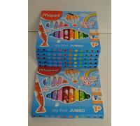 Maped COLOR`PEPS 6 Pack Thick Felt Tip Pens 12 Colours