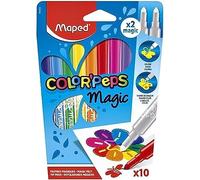 Maped Color'Peps 'Magic' - Colour Reveal Felt Tip Pens (Pack of 10), 844612