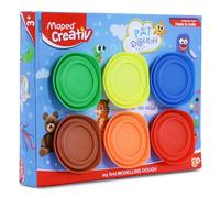 MAPED Color'Peps Modelling Dough Set of 6, Multicolor, (Model: 825506)