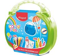 MAPED Colour Peps 1+ My First Colouring Kit & Case Blue Brand New