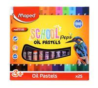 Maped Color'Peps Oil Pastel Set-Pack of 25 Shades|Multicolor
