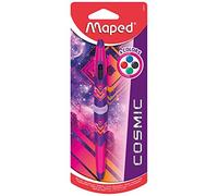 Maped Cosmic Twin Tip Pen with 4 Colours (Pink Design)