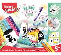 Maped Creativ Blow Art Colouring Felt Tip Pens, Assorted, 22 Piece Set