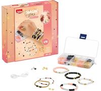 Maped CREATIV Imagin'Style Bracelets - DIY Jewellery Kit for Kids, Glam Bead Bracelet Making Set, Creative Arts and Crafts Activity, Gift for Girls Age 7+