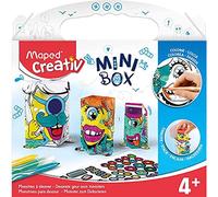 Maped Creativ Mini Box Stackable Paper Toys and Colouring Assorted Fun Activity Set for Kids 4+