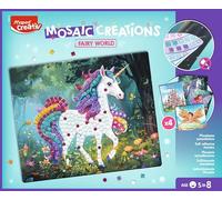 Maped Creativ Mosaic Creations Fairy World - Activity Mosaic Fairies - Colourful and Self-Adhesive Boards - from 5 Years