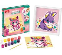 Maped CREATIV - Paint by Numbers - Cat and Rabbit - Painting Activity for Children - Paint by Numbers Kit - Creative Hobbies - Ages 7 and Above