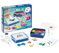 Maped Creativ Pixel Factory Complete Kit for Making Pixel Art Style Water Beads Models, Square Water Beads, Creative Grid & Accessories - Manual Activity from 6 Years, Blue