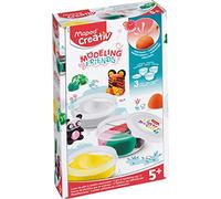 Maped CREATIV Refill Pot with Modelling Clay for Modelling Friends Pack of 3 Refills