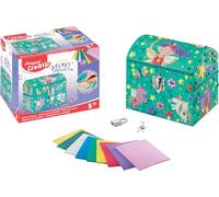 Maped Creativ - Secret Mosaics Jewellery Box - Mosaic Activity with Colourful and Adhesive Mosaic Stickers - Customise Your Secret Treasure Box - Craft Kit from 5 Years Old