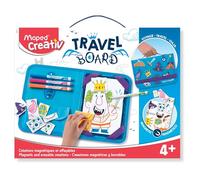 Maped Creativ Travel Board Knights and Princess Theme Fun Activity Kit for Kids 4+