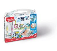 Maped Window Stickers Stencil Kit Creativ – Assorted Fun Activity Kit for Kids 5+