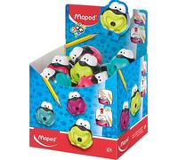 Maped Croc Croc Frog One Hole Canister Pencil Sharpener (Box of 24 in Assorted Colours)