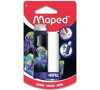 Maped Retractable Eraser Deepsea Paradise – Protected Rotary System, 1 Refill, PVC & Phthalate Free