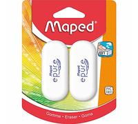 Maped 103700 Efficient, Soft Eraser Epure-2 Pieces, White