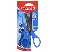 Maped - Essentials Scissors with Round Ends 13 cm - Children's Scissors with Ergonomic Rings - Graduated Blades in cm - School Scissors from 4 Years - for Nursery and Primary