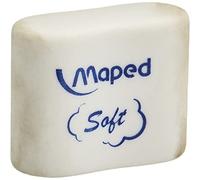 Maped Essentials Soft Medium Eraser, White, in Display