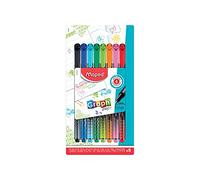 Maped Fineliner Graph'Peps Premium, pack of 8, blister card, line width: 0.4 mm, metal-clad tip, 1 piece (749048)