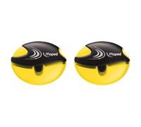 Maped Galactic One Hole Pencil Sharpener (Assorted Colours) (Pack of 2)