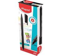 Maped Graph'Peps Fineliner Pen - Dark Black