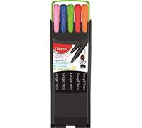 Maped Graph'Peps Fineliner Pens in Innovative Case (Pack of 10)