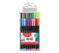 Maped Graph'Peps Fineliner Pens (Pack of 20 in Assorted Colours)