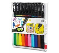 Maped Fineliner Graph'Peps with Stencil Caps – Pack of 10