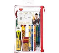 Maped - Harry Potter Federmäppchen, 10-teilig - Schere - 1 Spitzer - 1 Radiergummi - 1 Textmarker - 3 Fineliner - 2 Graphitfarben