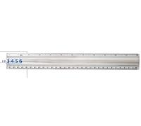 Maped Helix Usa 12-Inch Magnifying Ruler Clear, Acrylic, Multicoloured, 3-Piece