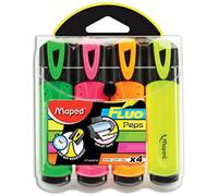 Maped Highlighter - Assorted Colours (Pack of 4), 742547