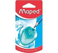Maped Igloo Compact Pencil Sharpener with Modern Essentials - 1 Hole Pencil Sharpener - Green