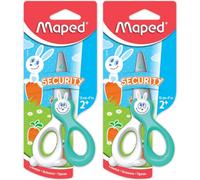 Maped Kidi Cut Safety Scissors with Fibreglass Blades 12cm Pack of 2