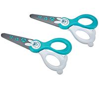 Maped Kidi Cut Security Craft Scissors (2 pairs of scissors, Mint green)