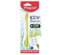 Maped - Kidy Learn Erasable Pen - Kids Chameleon Animal Pen with Built-in Eraser, Refillable and Ergonomic - School Supplies for Learning to Write