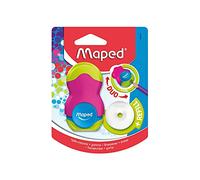 Maped Loopy Coloured Duo Eraser and Pencil Sharpener (Assorted Colours)