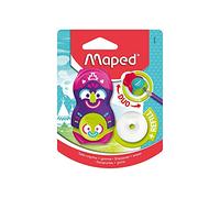 Maped Loopy Totem Duo Eraser and Sharpener (Assorted Colours)