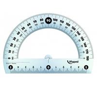 Maped M146134 180 Degree Protractor 1 Piece 12 cm with Protective Case