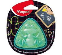 Maped M258600 - Blackboard Sponge Box Triangle Shape Green/Yellow